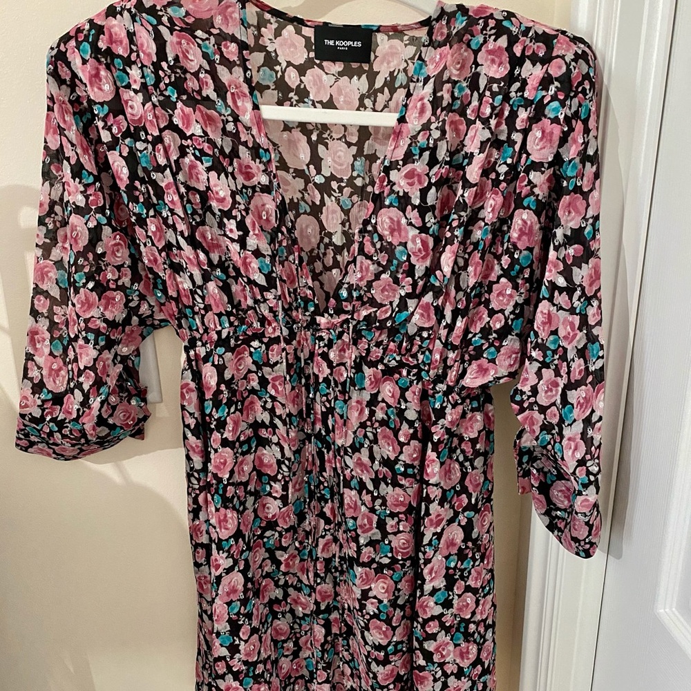 Brand New The Kooples Short Floral Dress